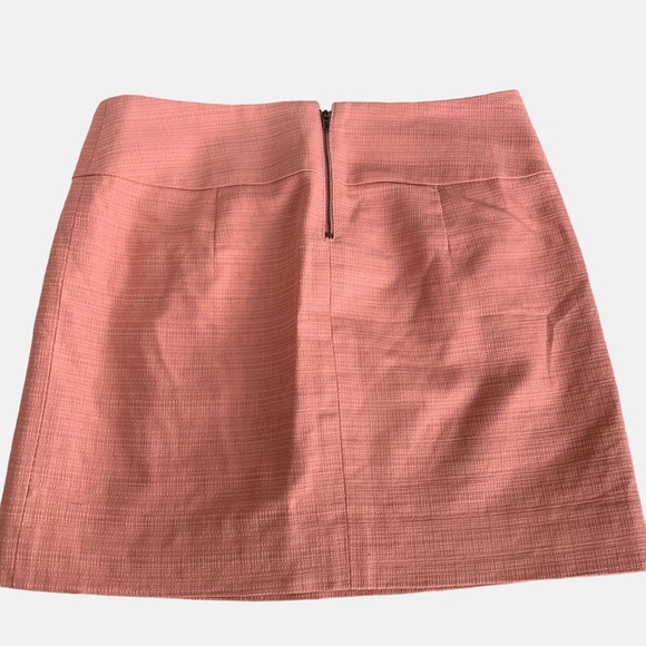 J CREW CORAL PINK COTTON MINI SKIRT CASUAL COCKTAIL SKIRT - Picture 3 of 13